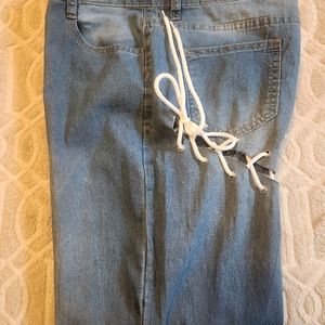 Jeans Size XL my regular size is 12 fit good picture of how look where opening